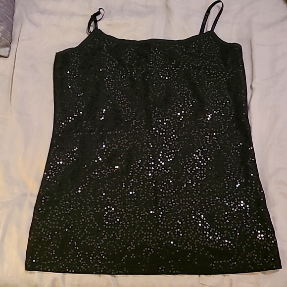 *2/$30 summer clearout* EUC s.S Ann Taylor sparkle tank top - Picture 1 of 4